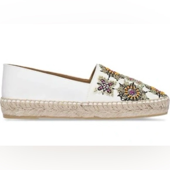 Miu Miu Embroidered Canvas Espadrilles Sz 8 EUC with dustbags and box - Picture 4 of 14